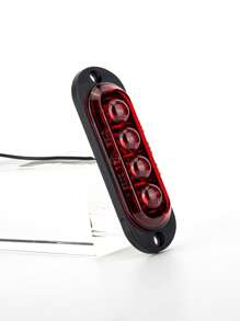 GLANBERT 4 件装卡车 4 LED 镜头侧灯 12-24 伏拖车警示灯汽车标志灯应急照明灯