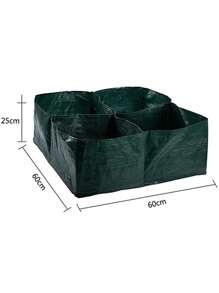 1/2pcs 4-Grid Raised Garden Bed, Fabric Planting Bags For Vegetables/Flowers, Gardening Grow Bags Suitable For Potatoes/Tomatoes/Flowering Plants