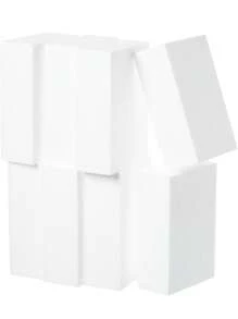 8 件/6 件/4 件/3 件/2 件/1 件花卉泡沫砖，用于插花，每个 5.5 英寸长 X 3.1 英寸宽 X 1.8 英寸高，干湿花泡沫块，用于新鲜和人造花花店泡沫工艺美术用品，适用于婚礼装饰、新娘背景、花束、婚礼拱门、餐桌摆设、圣诞节、万圣节、感恩节、返校节、情人节、教师节、母亲节 - 白色泡沫 - 查看 6