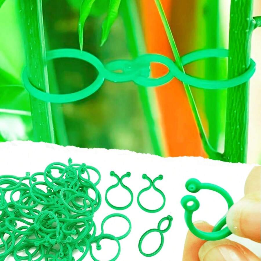 20/50 piezas Clips de sujeción para plantas trepadoras de jardín, clips para plantas de soporte para plantas, clips para tomates, clips de jardinería, clips para verduras para sujetar plantas