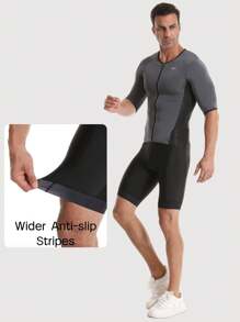 wulibike Triathlon Suits Men,High Elasticity Breathable Quick-Qrying Trisuit Race‌ Skinsuits Cycling Swimskin Bike Swim Run