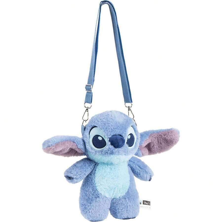Lilo Y Stitch Túi vải nhung Stitch mềm mại và đáng yêu - Túi vải nhung Stitch có dây đeo có thể điều chỉnh và không gian bên trong rộng rãi, lý tưởng cho những người yêu thích Stitch⚫ Giao hàng MIỄN PHÍ ✅ Giao hàng 24/48 giờ đến Tây Ban Nha (bán đảo) - Màu xanh lam - Xem 1