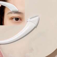 4pcs/2pcs/1pc Stainless Steel Eyebrow Trimmer Scissors Set With Comb, Suitable For Any Skin Type Beauty Tools, Unisex, Can Be Used For Depilation, Makeup, Home Decor, Vanity, Travel, Bedroom And More. Versatile Product Includes Makeup Accessories, Eyebrow Scissors, Christmas Gift And Others. - White - View 10