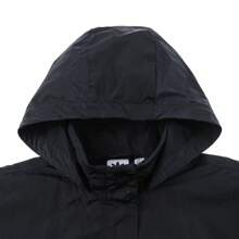 Adidas Originals 2025 女士编织 3S WB 连帽夹克，JD2583 - 黑色 - 查看 3