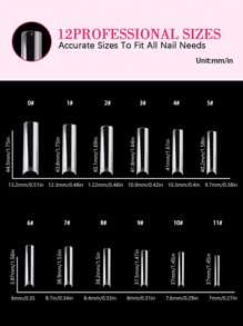 240st Mjuka Gel Nageltips, Halv Matt Heltäckande Press-On Naglar Mandel Fyrkantig kista Franska Falska Naglar Tunn Framände Tjock Baksida Mer Passform Och Fast Peelable Gel Extension Nagelkapslar Fake Nails Nageltillbehör Lämplig för tjejer Dam Nail Art DIY - Genomskinlig - Visa 4