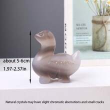 1PC Natural Crystal Agate Dinosaur Hand Engraving Display Healing Crystals Home Decoration Gift
