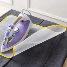 3 Pcs High Temperature Resistant Ironing Mesh Mat, Protective Clothes Ironing Pad Suitable For Daily Use, Thick Ironing Insulation Net For Coats, Suits, Work Clothes, Etc. Random Color