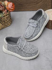 Comfortable Breathable Lightweight Slip-On Sports Shoes For Kids Boys And Girls, Suitable For Spring And Autumn