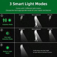Waterproof LED Solar Light With Remote Control Presence Sensor Adjustable Light Spotlight - 黑色 - 查看 9
