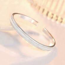 925 Sterling Silver Frosted Star River Bracelets Bangles For Women Girl Everyday Wear Holidays Gifts Fashion Japanese And Korean Style
