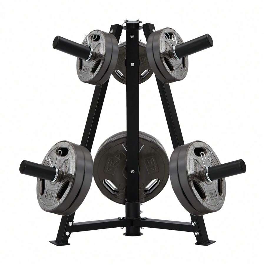 Weight Plate Rack For Dumbbells Dumbbell Plate Holder Multifunctional Dumbbell Piece Rack Weight Plate Rack  Dumbbell Holder  Dumbbells And Barbell Bars Are Not Included - Black - View 1
