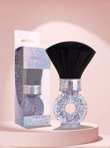 1 chiếc bàn chải làm sạch tóc hình tròn màu trắng, bàn chải lông mềm cho thợ cắt tóc, bàn chải làm sạch tóc loại bỏ tóc gãy, bàn chải nhỏ làm sạch bụi tại nhà, dụng cụ làm tóc, sản phẩm và phụ kiện tóc cho tiệm cắt tóc làm đẹp cần thiết khi đi du lịch - Nhiều màu - Xem 12