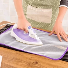 3 Pcs High Temperature Resistant Ironing Mesh Mat, Protective Clothes Ironing Pad Suitable For Daily Use, Thick Ironing Insulation Net For Coats, Suits, Work Clothes, Etc. Random Color