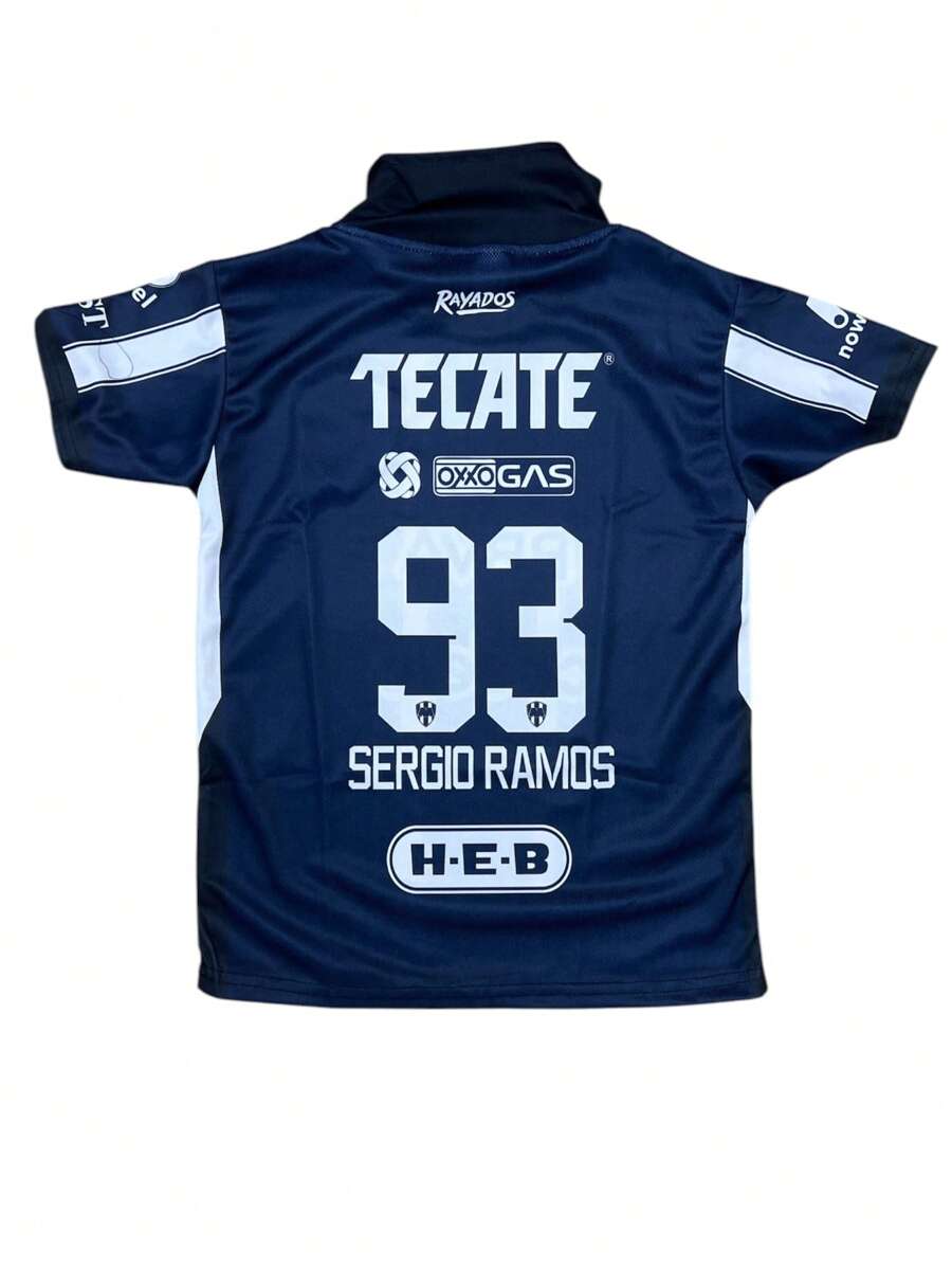 Playera Sergio Ramos Club Monterrey - Blanco/Azul - Ver 1