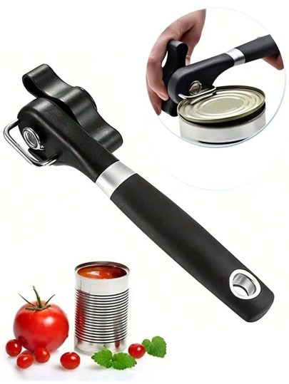 1 件装多功能侧开式快速简易不锈钢罐头刀厨房开罐器小工具厨房配件