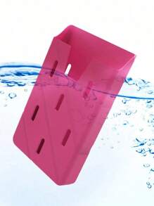 1pc Adjustable Phone Holder Accessory For Bags, EVA Cave Bag Storage Bag, Soft Silicone Insert Protective Case, Swimming Beach Bag Storage Bag, Decorative Charm Insert For Beach Tote Bags, Hooks For Cave Bags, Compatible With Sunglasses And Keys - Multicolor - View 2