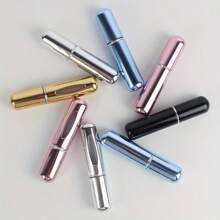 5 件装迷你香水喷雾器，0.17 盎司，不锈钢和塑料，便携式可再填充香水瓶，无香，适合旅行