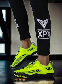 L.S.W.P 男女通用透气水鞋 - 速干、防滑五指水上运动鞋，适合室内健身、举重、瑜伽和户外活动，如海滩、游泳、冲浪和徒步旅行 - 耐用橡胶鞋底、系带闭合、四季皆宜、沙滩鞋 - 綠色 - 查看 10