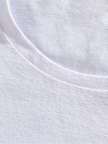 CHICLY19  Christian Quote "What God Knows About Me" Graphic Cotton Tee, Women's Faith Statement Print T-Shirt, Casual Crew Neck Short Sleeve Oversized White Top, Religious Self-Love Aesthetic Cotton Tee For Everyday & Church Wear - White - View 4