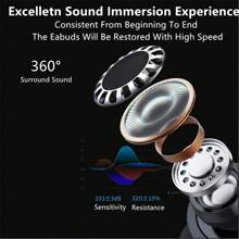 1个可爱心形无线耳机，HiFi立体声心形音乐耳机，时尚浪漫心形设计，精美礼物 - 彩色 - 查看 4