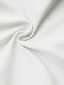 Áo sơ mi cài nút bất đối xứng thời trang, kiểu dáng tối giản, phù hợp cho mùa hè và mùa xuân. - trắng - Xem 4