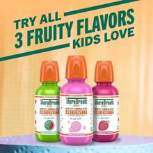 TheraBreath Kids Bubble Gum Mouthwash (2025 Happy Teeth Edition) |   10oz, Alcohol-Free Formula, Dentist Developed, Fun Foaming Action - Red - View 9