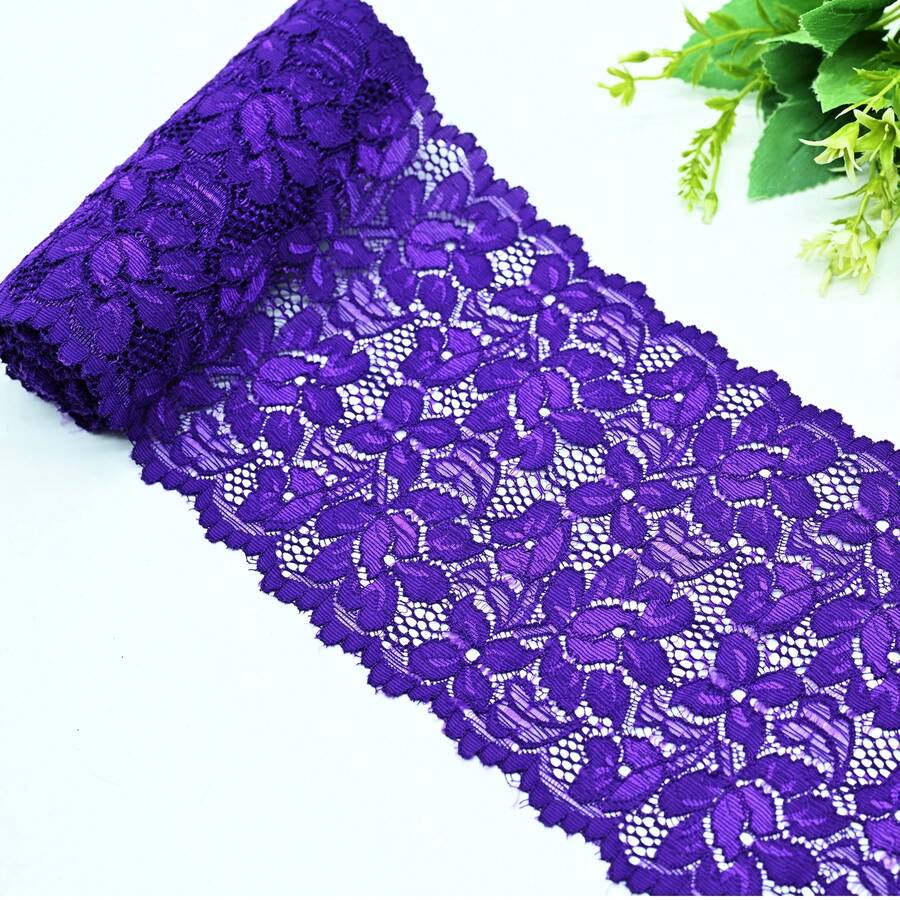 VEN003 "Elegant Lace: Delicacy That Transforms Your Creation" - 紫色 - 查看 1