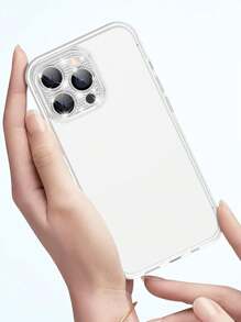 兼容 16 Pro Max 和 16 Pro 相机镜头保护膜，闪亮金属盖玻璃镜头屏幕保护膜配件兼容 16 Promax - 16Pro 生日、家人、朋友的礼物闪亮水晶，镜头保护膜，手机配件防水防震防摔防摔防刮防指纹全覆盖 - 銀色 - 查看 6