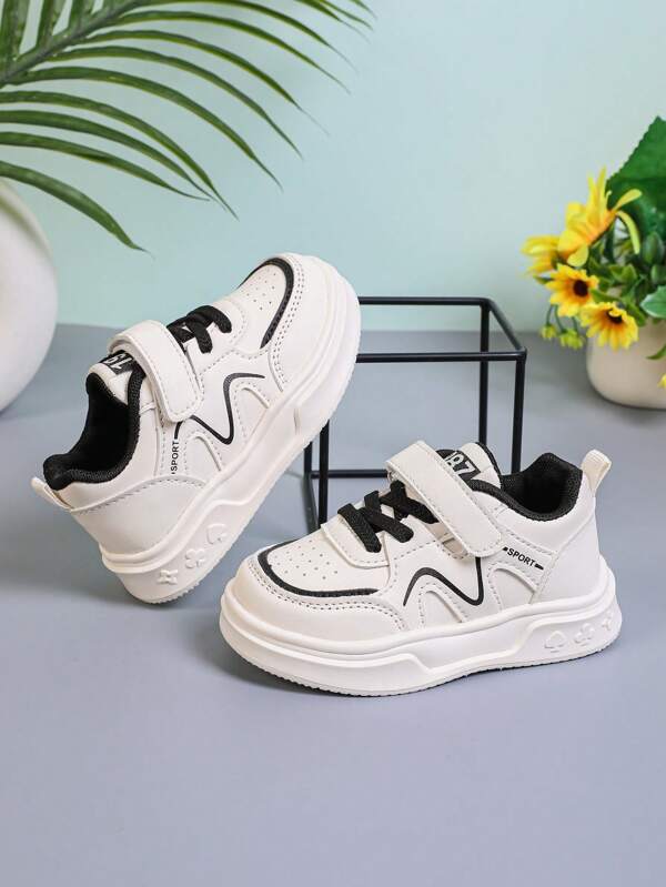 1 Pair Unisex Fashion Breathable Sports Shoes, Comfortable Lightweight Thick Sole Non-Slip Casual Shoes, Suitable For Daily Wear And Outdoor Activities, Spring & Autumn