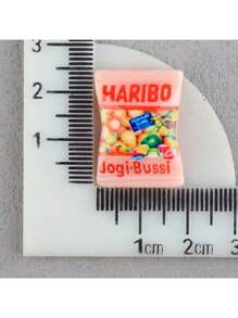 Set de 7 piezas de aperitivos estereoscópicos 3D en miniatura, que incluyen bolsas de patatas fritas, accesorios adecuados para manualidades de joyería, aretes creativos, llaveros, pulseras, collares y colgantes, componentes de artesanía con tema de alimentos que se pueden usar para la producción de cuentas y joyería