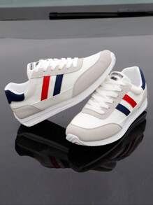 Men's New Summer Sports Shoes Casual Lightweight Breathable Mesh Running Sneakers, Blue - Blue - View 3