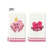 2 stuks/4 stuks Hartpatroon Moederdag Keukendecoratie Handdoeken, Moederdag Badkamer Handdoeken, Theedoeken, Keuken & Eettafeldecoratie, Seizoensgebonden Huis Keuken Badkamerdecoratie, Binnen/Buiten Feestartikelen, Kamerdecoratie, Geschikt voor Dagelijks Huis Keukendecoratie & Vakantiedecoratie