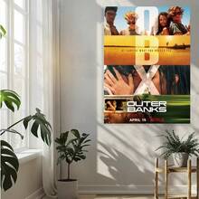 Framed Ou.Ter B.Anks 2020 Canvas Poster, Home & Living Room Decor, Bedroom & Hallway Decoration, Movie Themed Wall Decor - 框架 - 查看 3