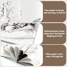 Libro para colorear con temática del árbol de la vida, páginas antirreflejo amigables con los ojos, papel grueso sin sangrado de tinta, ideal para que estudiantes y viajeros disfruten de momentos de sanación en cualquier momento