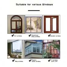 1pc Self Adhesive Anti-Mosquito Window Screen Window Screen Mesh, Anti-Mosquito Insect Screen Window Mesh, Simple Installation No-Drill Self-Adhesive Type, Household Screen Window Invisible Mesh Easy To Clean Detachable - Black Web Black Edge - View 10