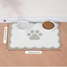 Customizable Diatomaceous Earth Pet Feeding Mats With Non-Slip Rubber Bottoms, Suitable For Dogs - Large Size, Easy To Clean, Stylish Decoration, Colorful, Retro And Cute, Minimalist Style, Adorable, Customizable, Unique, Personalized Pet Supplies, 2025 Halloween Accessories, Pet Name Can Be Printed. Personalized Gift - Multicolor - View 11