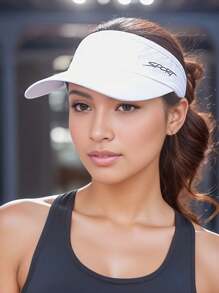 Visera de tenis para mujer, gorra de sol de verano para exterior