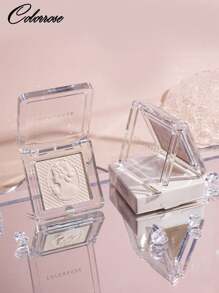 COLORROSE Single Color Face Powder 3g Highlighter, Matte Highlighter Palette, Brighten Middle Of Fcae & Eye Corners, Natural Expansion Highlight, Makeup Illuminator, Light, Smooth, Facial Beauty Cosmetic Makeup - CR1018 - View 2