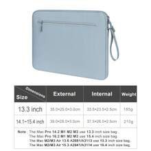 Laptoptasche Notebookhülle 13 13,6 14 15 16 Zoll für Air Pro M1 M2 M3, wasserdichte Sleeve Hülle für Xiao Mi Hua Wei