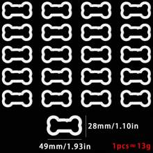 3pcs Bone-Shaped Carabiner Key Chains, Suitable For DIY Jewelry, Outdoor & Daily Use - Bone Paint Buckle - View 16