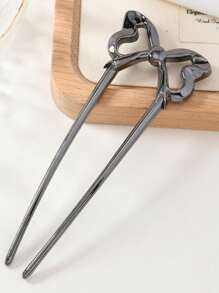 1pc/3pcs/4pcs Ballet Bow U-Shaped Hairpin, Simple And Fashionable Hair Accessories, Daily Casual Hair Accessories