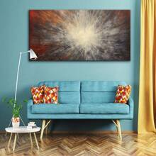 Canvas Wall Art Radiant Burst Modern Abstract Painting 1.5-Inch Framed Picture Living Room Bedroom Office Home Decoration High Quality Print On Canvas - 24x48x1.5in-framed - View 6