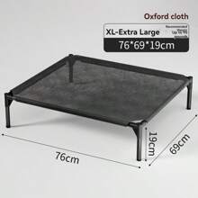 1-Piece Outdoor Dog Cot With Mesh Fabric - Summer Breathable & Cool Rest Bed For Small And Medium-Sized Dogs - Multicolor - View 13