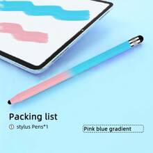 1支橡胶笔尖触控笔，二合一电容式触控笔，高精度高灵敏度通用触控笔，适用于智能手机、平板电脑、笔记本电脑 - 彩色 - 查看 9