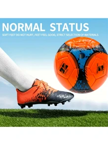 1 pieza Balón de fútbol tamaño 2 para uso en exteriores e interiores, actividad deportiva escolar, diseño clásico antiestallar, adecuado para entrenamiento y práctica