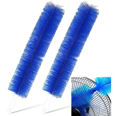 Bendable Duster, Spider Web Brush, Fan Cleaning Brush - Ultra-Fine Fiber Brush Head, Washable - Suitable For Fans, Air Conditioners, Drains, Screens, Blinds, Sofas, Furniture, Vents, Curtains, Cars, Etc. - Reusable Duster