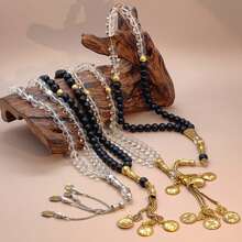 45pcs Artificial Crystal Beads Tasbih/, 10mm, With Elegant Accessories, Ideal Gift For Daily Use, Ramadan And Other Festivals - Artificial Crystal - View 12