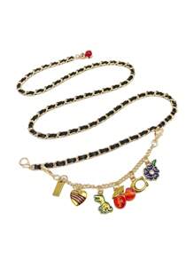 1pc Metallic Chain Waist Belt, Fashionable Y2K Design Waist Chain, Versatile And Elegant
