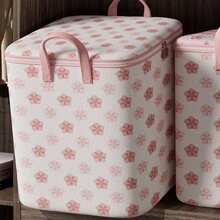 1 pieza Bolsa de almacenamiento de edredón de gran capacidad, organizador impermeable para empacar mantas y ropa - Multicolor - Ver 14