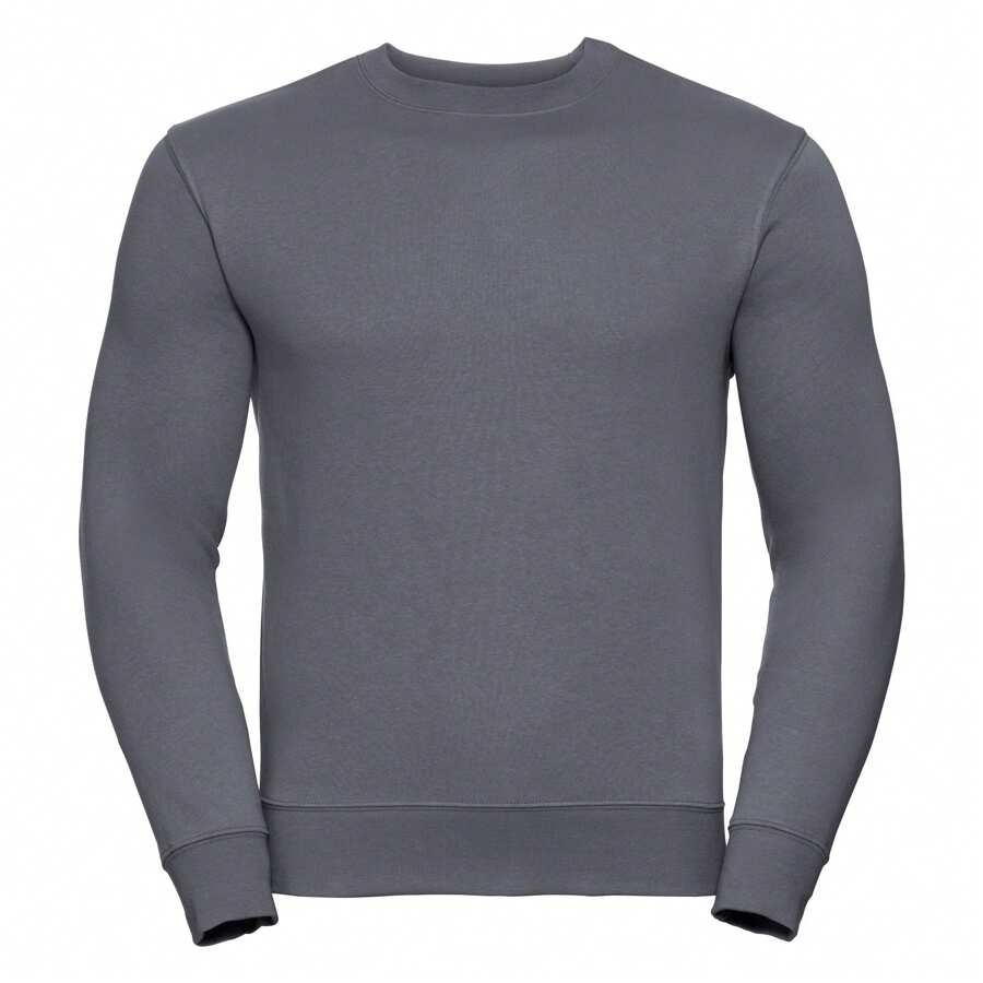Russell Mens Authentic Sweatshirt (Slimmer Cut) (Convoy Grey) - Grey - View 1